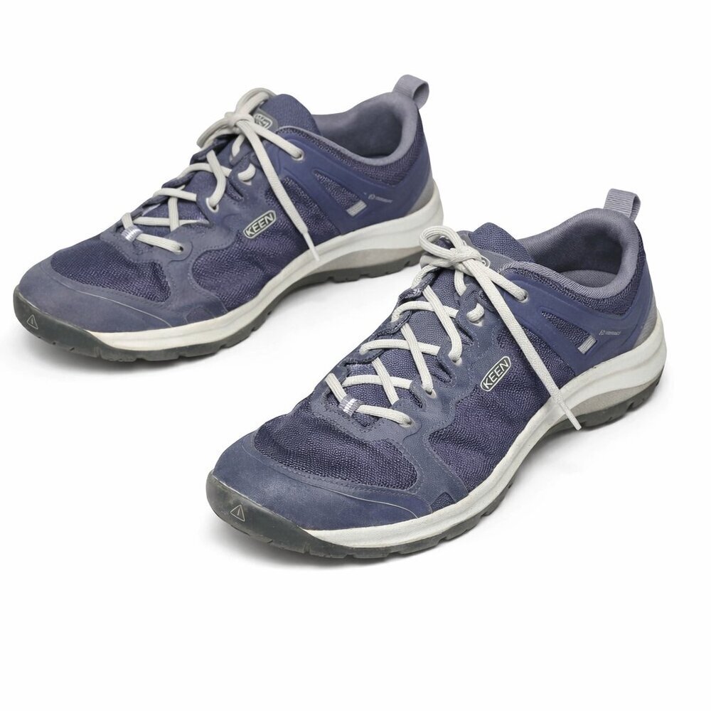 KEEN Hiking Sports Camping Canvas Sneakers Blue Shoes Size 10